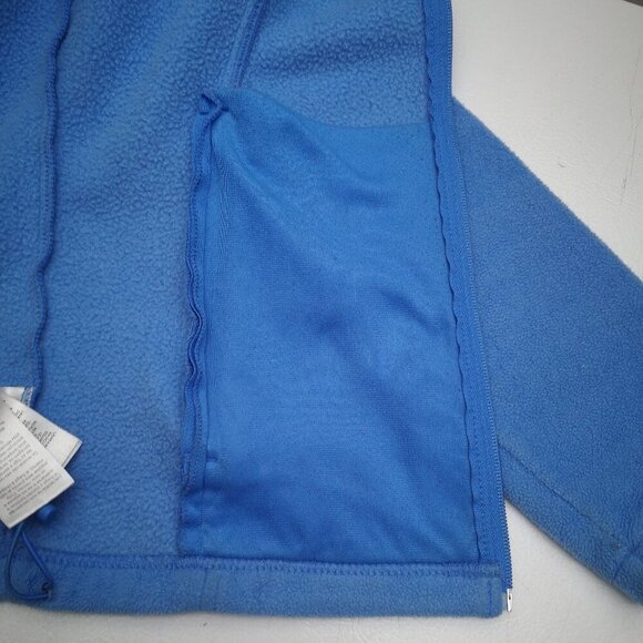 Columbia Ladies Size Medium Light Blue Full Zip Tapered Fleece Jacket - Picture 10 of 16